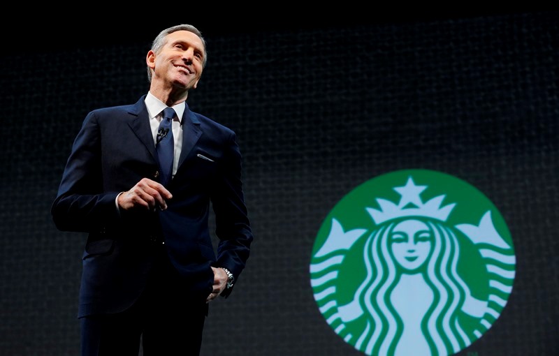 Ο Χάουαρντ Σουλτς αφήνει τα Starbucks για το Λευκό Οίκο