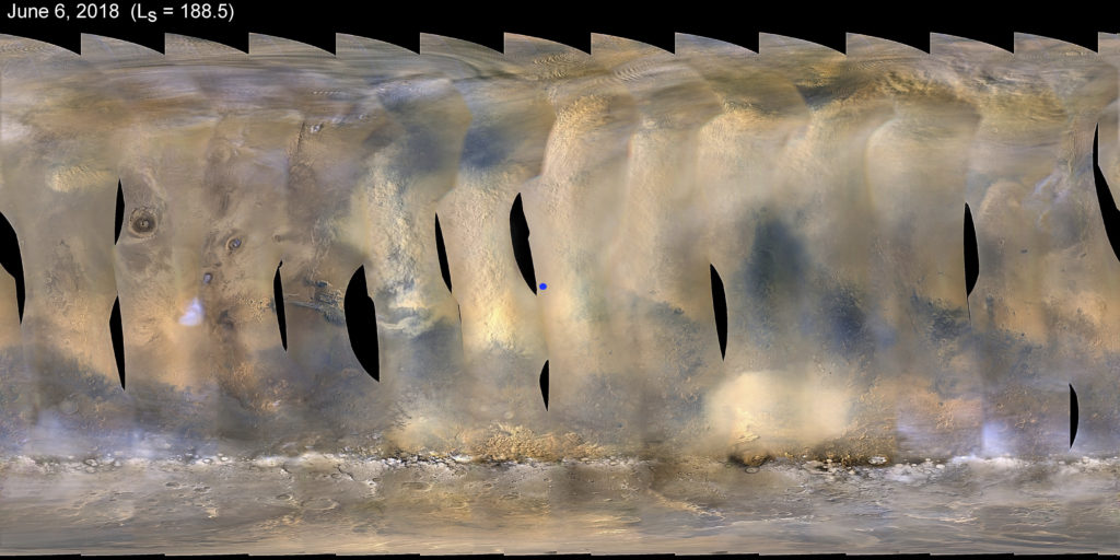 Δυσκολίες αντιμετωπίζει το rover Opportunity της NASA στον Άρη από την αμμοθύελλα