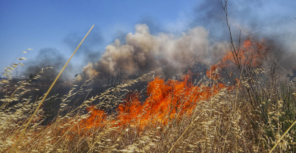 Σε ύφεση η μεγάλη πυρκαγιά στο Λασίθι – Συνεχείς αναζωπυρώσεις