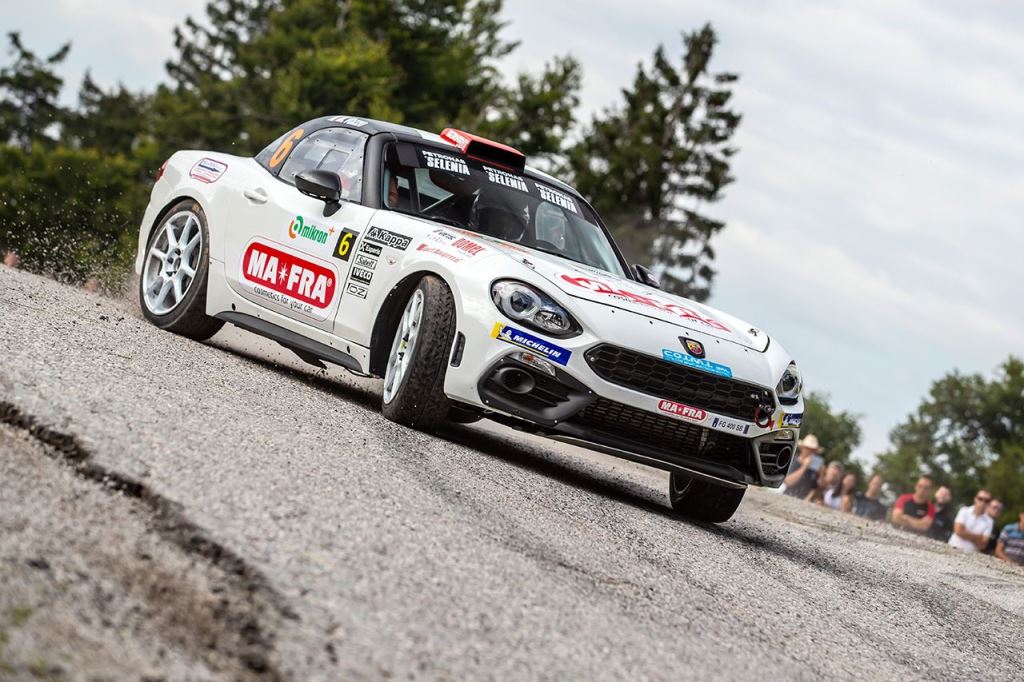 H Abarth στο podium