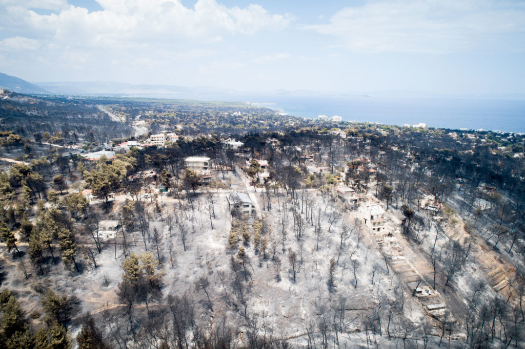 Κινέτα – Καλλιτεχνούπολη: Σε ύφεση οι πυρκαγιές