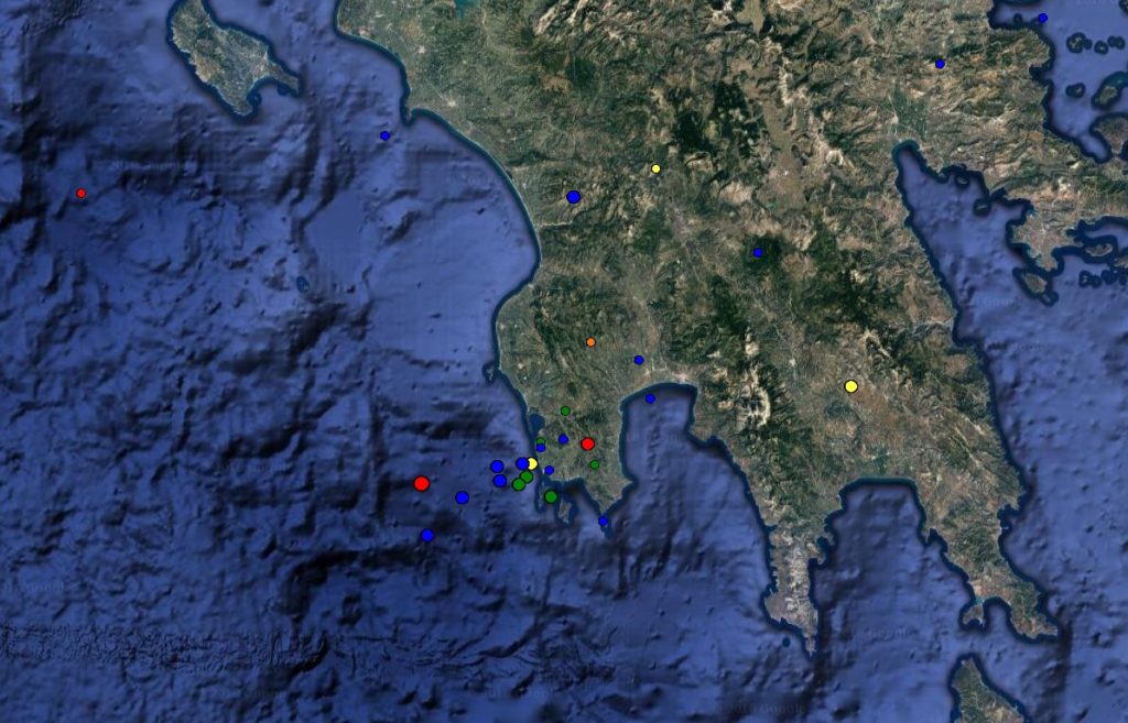 Σεισμική δόνηση 4,2 Ρίχτερ ανοικτά της Μεθώνης