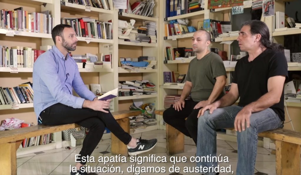 Ο Ρουβίκωνας «παρουσιάζεται» με συνέντευξη σε Λατινοαμερικανό κανάλι (Video)