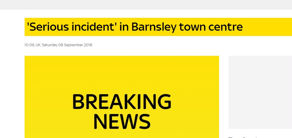 Βρετανία: «Σοβαρό συμβάν» στην πόλη Μπάρνσλεϊ