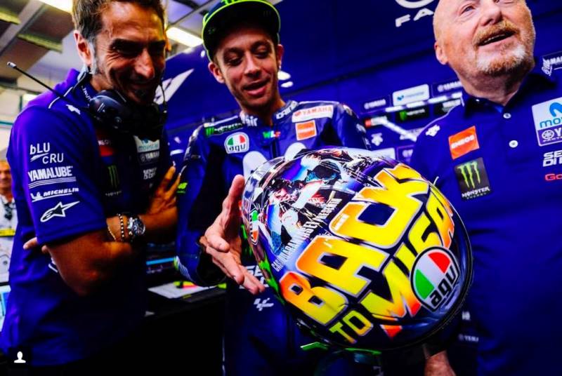 MotoGP Misano – Νέο κράνος για τον Ρόσι