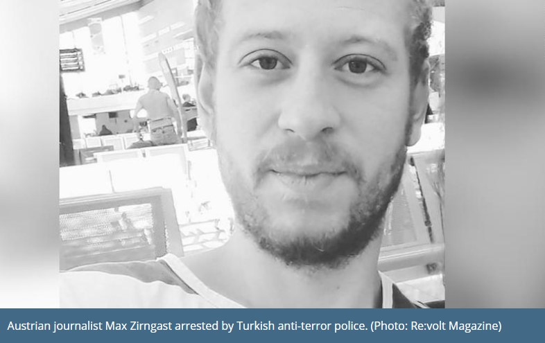 Τουρκία: Ο αυστριακός δημοσιογράφος Μαξ Ζίρνγκαστ συνελήφθη στην Άγκυρα