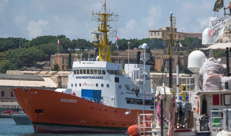 To πλοίο Aquarius ξαναπιάνει δουλειά στη διάσωση μεταναστών στη Μεσόγειο