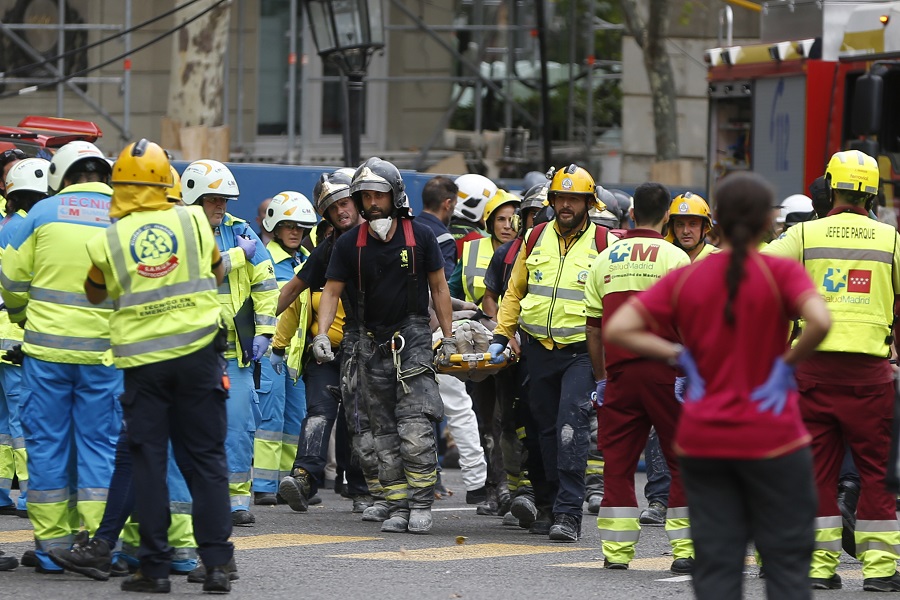 Μαδρίτη: Κατέρρευσε σκαλωσιά στο ξενοδοχείο Ritz – Νεκρός ένας εργάτης