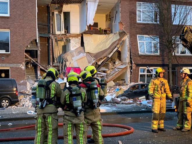 Χάγη: Νέα ισχυρή έκρηξη στην καρδιά της Ευρώπης λόγω διαρροής αερίου – 9 τραυματίες (Videos)