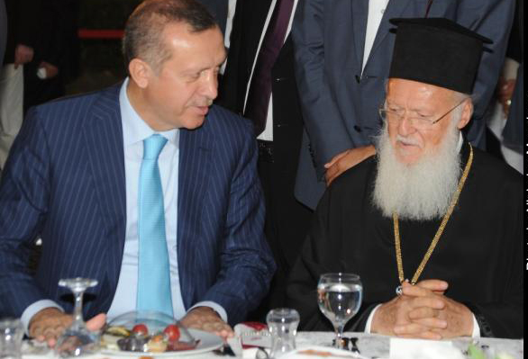 Ο Ερντογάν κάλεσε τον Βαρθολομαίο στην Άγκυρα για το επίσημο δείπνο με Τσίπρα
