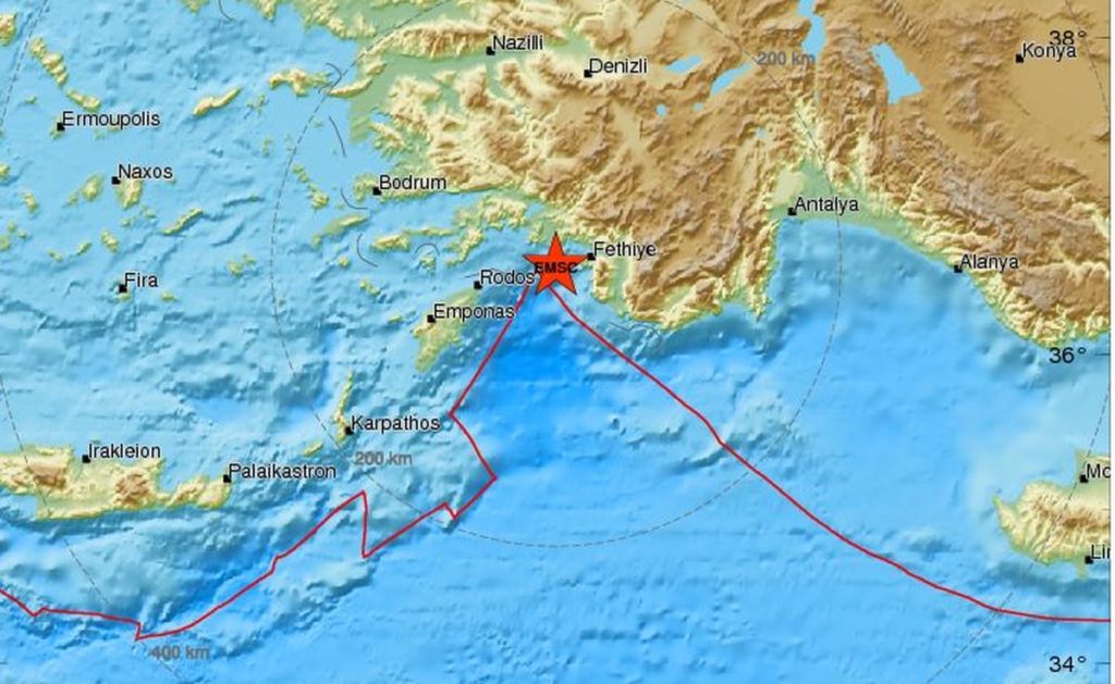 Σεισμός «ταρακούνησε» τη Ρόδο (Photos)