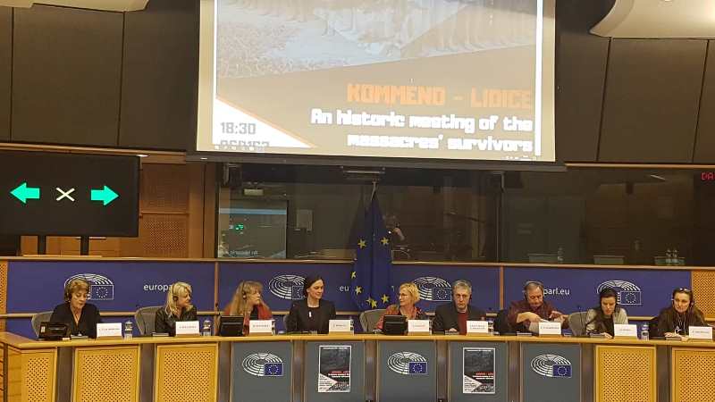 Ιστορική «συνάντηση» των μαρτυρικών χωριών Κομμένου Άρτας και Λίντιτσε Τσεχίας στο Ευρωπαϊκό Κοινοβούλιο
