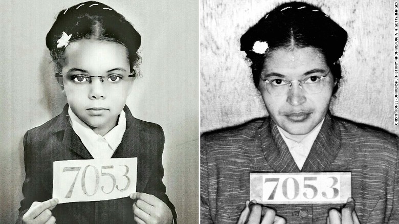 ΗΠΑ: Πιτσιρίκα αναπαριστά ιστορικές φωτογραφίες μαύρων γυναικών (Photos)