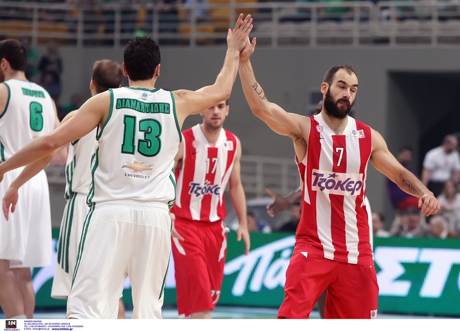 Αθλητικός πολιτισμός: Ο Διαμαντίδης συγχαίρει τον Σπανούλη που τον ξεπέρασε σε ασίστ στην Euroleague