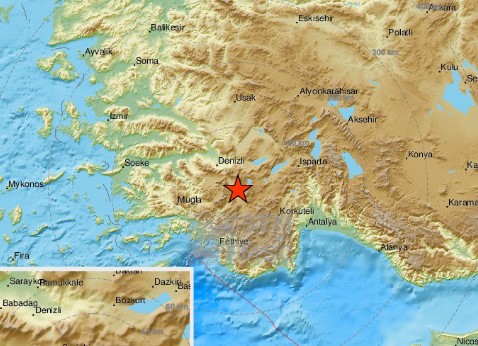 Σεισμός στη δυτική Τουρκία – 5,4 Ρίχτερ λένε οι Τούρκοι, 6,4 Ρίχτερ δίνει το Ευρωπαϊκό Κέντρο