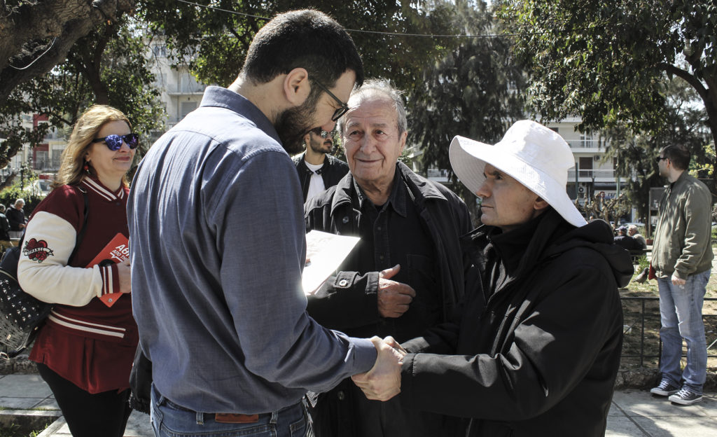 Στην εγκαταλελειμμένη από το δήμο Κυψέλη περιόδευσε ο Νάσος Ηλιόπουλος (Photos)