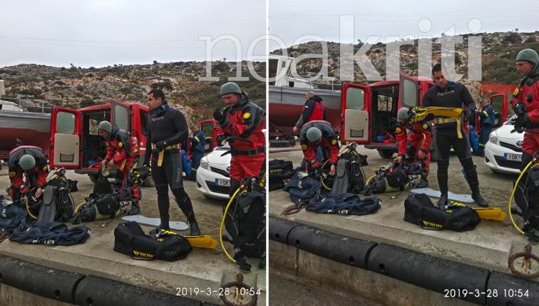 Κρήτη: Λιγοστεύουν οι ελπίδες να βρεθεί ζωντανός ο 33χρονος ψαροντουφεκάς (Video & Photos)