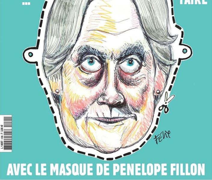 Το Charlie Hebdo σατιρίζει την σύζυγο Φιγιόν και η «σφαγή» συνεχίζεται!