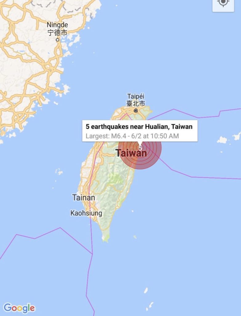 Σεισμός 6,4 Ρίχτερ στην Ταϊβάν – Δύο νεκροί, κατέρρευσε ξενοδοχείο
