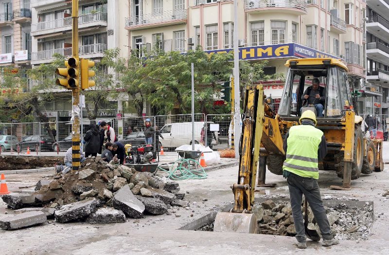 Κυκλοφοριακές ρυθμίσεις στο κέντρο της Θεσσαλονίκης λόγω έργων