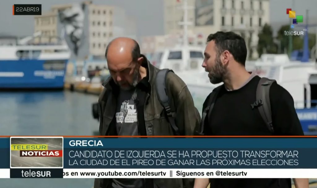 Αφιέρωμα στον Νίκο Μπελαβίλα από το τηλεοπτικό δίκτυο teleSUR της Λατινικής Αμερικής (Video)