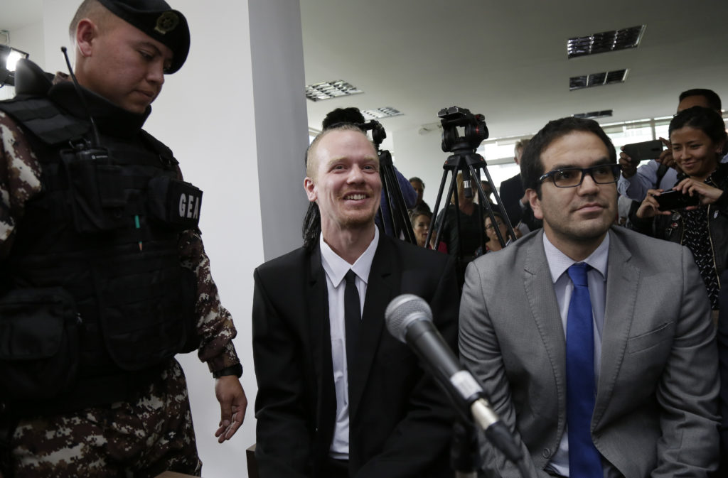 Ισημερινός: Παραμένει υπό κράτηση Σουηδός που θεωρείται στενός συνεργάτης του Ασάνζ