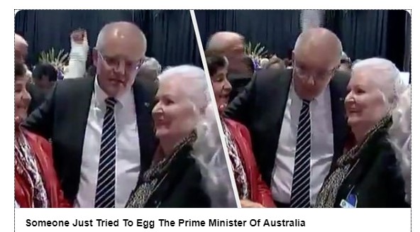 Αυστραλία: Γυναίκα συνελήφθη γιατί πέταξε αυγό στον Πρωθυπουργό (Video)