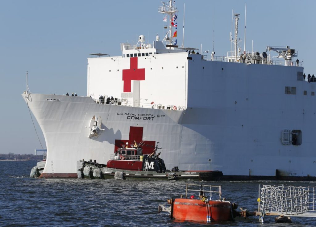 Οι ΗΠΑ στέλνουν νοσοκομειακό πλοίο στη Βενεζουέλα