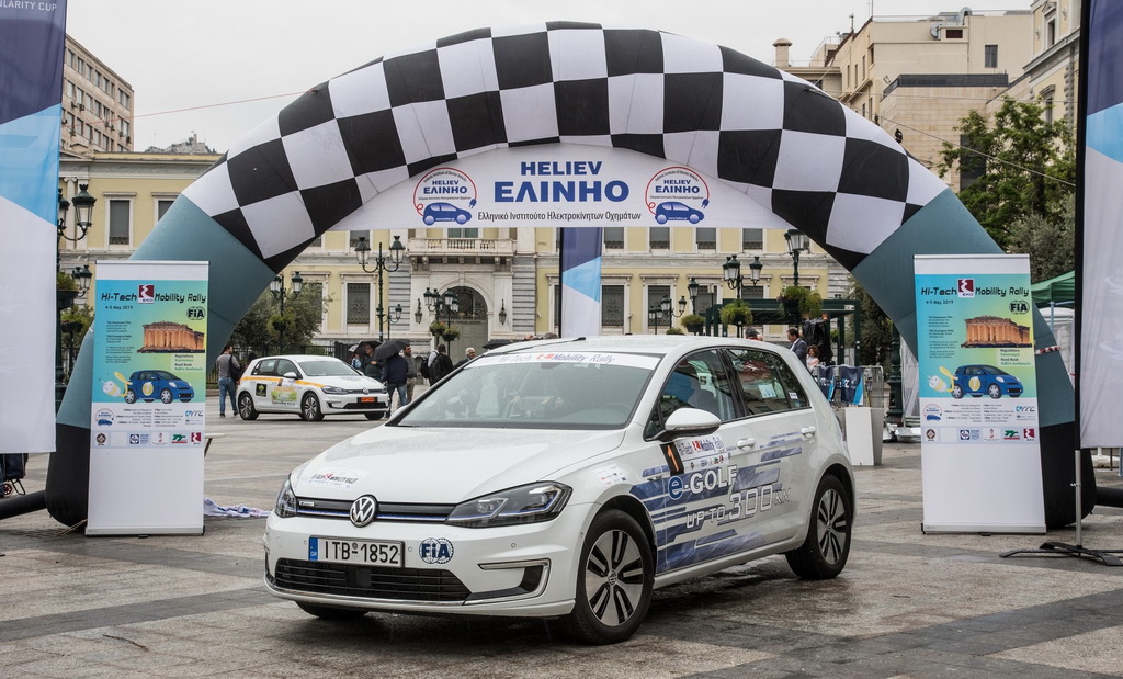 Το e-Golf επικράτησε στο Hi-Tech EKO Mobility Rally 2019