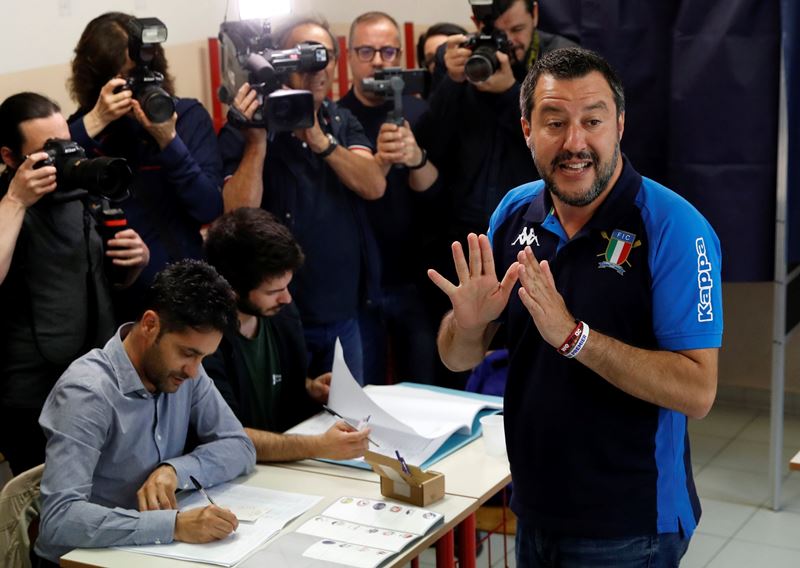Ιταλία: Πρώτο κόμμα η ακροδεξιά Λέγκα του Σαλβίνι