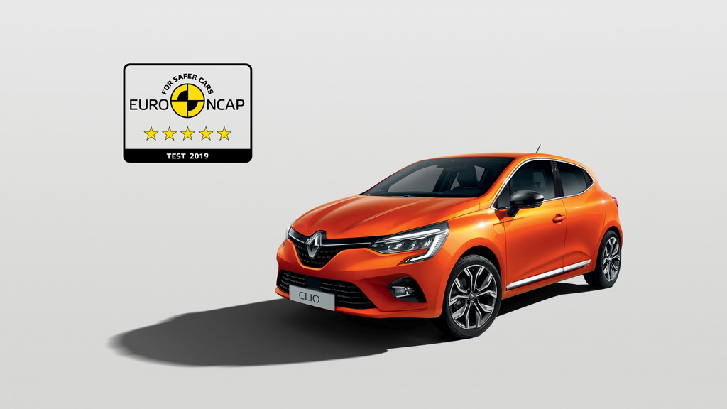Κορυφαία διάκριση από τον Euro NCAP για το νέο Renault Clio