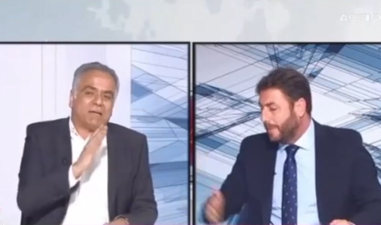 Καβγάς Σκουρλέτη – Ανδρουλάκη on air – Έφυγε από την εκπομπή ο γραμματέας του ΣΥΡΙΖΑ (Video)