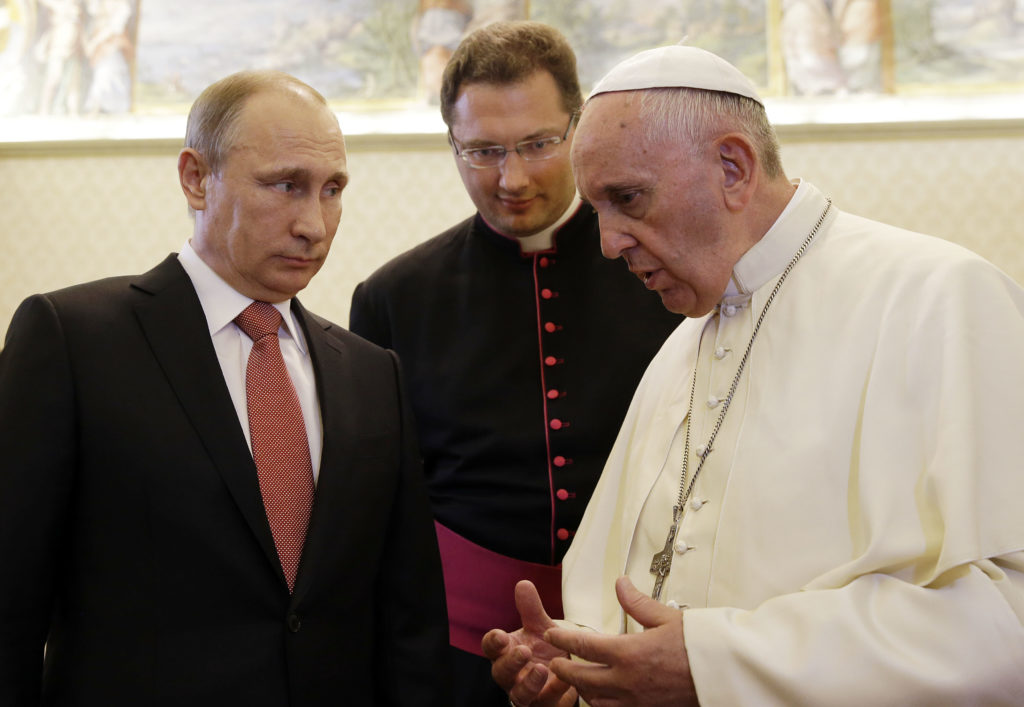 Ο Πούτιν πάει Βατικανό – Συνάντηση με τον Πάπα Φραγκίσκο