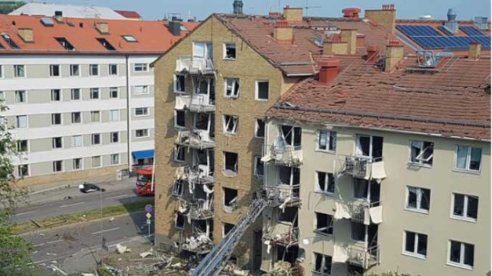 Σουηδία: Ισχυρή έκρηξη σε κτιριακό συγκρότημα – Είκοσιπέντε τραυματίες