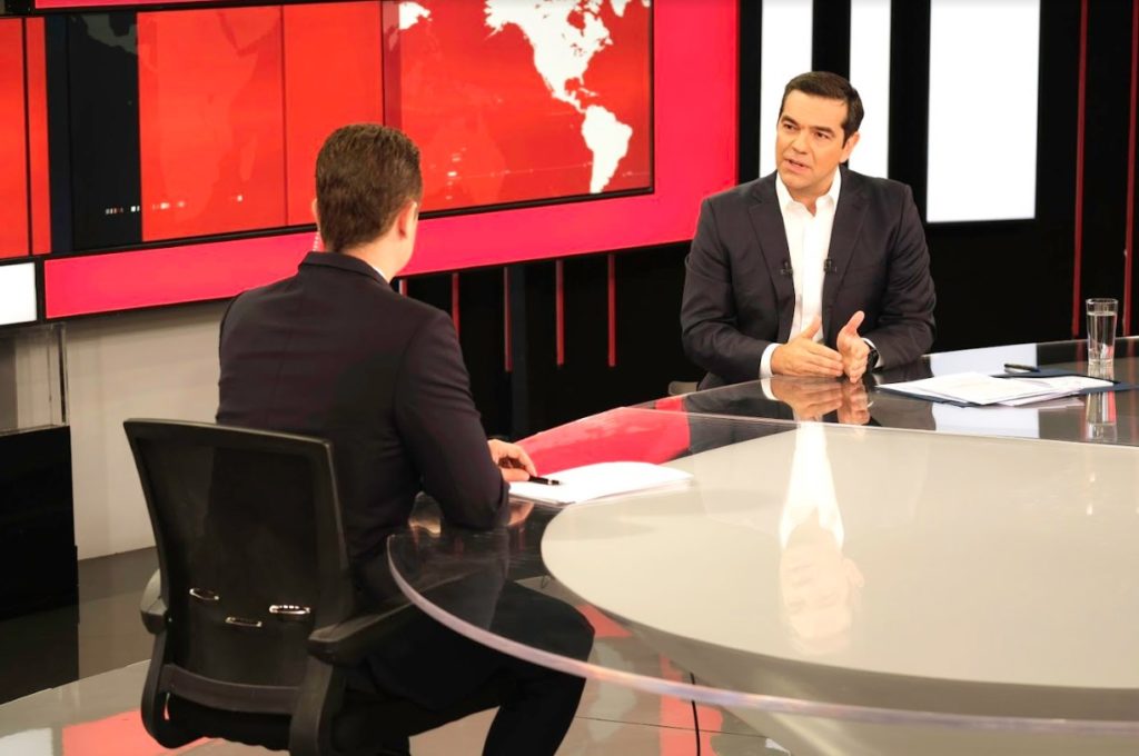 Τσίπρας στον Alpha: Έξοδος από τα μνημόνια ή πισωγύρισμα το δίλημμα των εκλογών (Video)