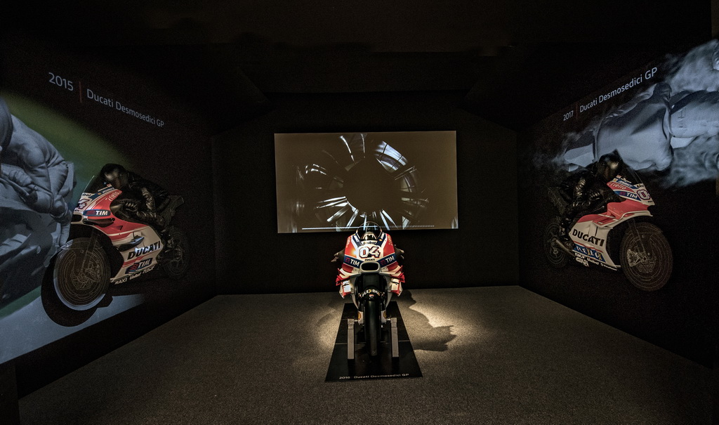 Η Ducati εγκαινίασε την έκθεση «Anatomy of Speed»