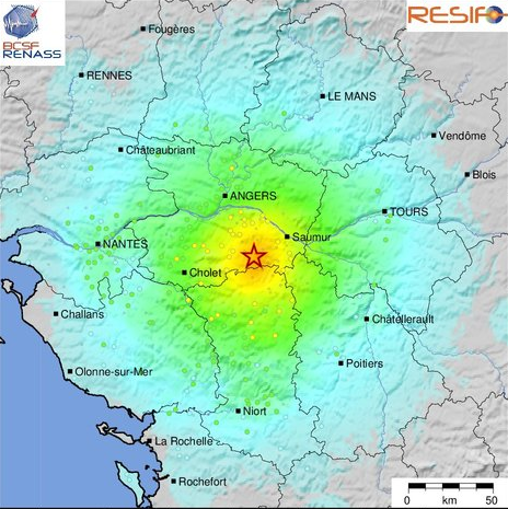 Σεισμός 4,8 Ρίχτερ «ταρακούνησε» τη Γαλλία