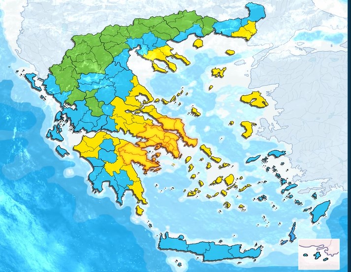 SOS για πυρκαγιές σε Αττική, Στερεά, Πελοπόννησο και νησιά Αιγαίου