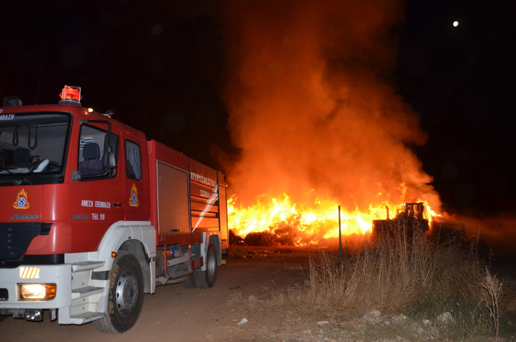 Παρνασσός: Νυχτερινή εκκένωση κατασκηνώσεων – Έπιασε φωτιά από κεραυνό
