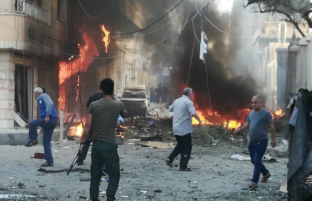 Συρία: Τουλάχιστον 10 τραυματίες από βομβιστική επίθεση με αυτοκίνητο κοντά σε ορθόδοξη εκκλησία (Photos)