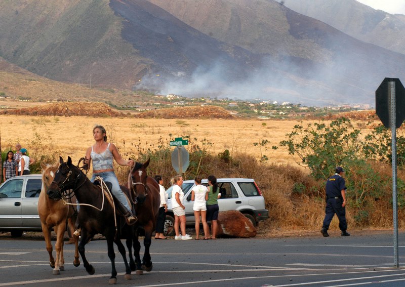 Σε κατάσταση έκτακτης ανάγκης το νησί Μάουι στη Χαβάη λόγω πυρκαγιάς