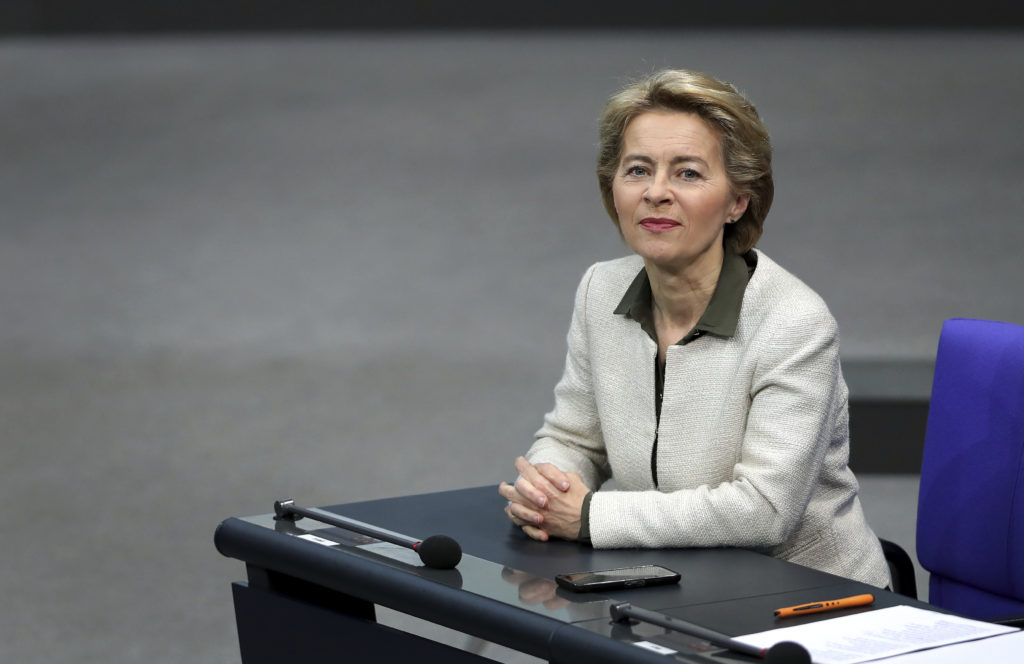 Η Ούρσουλα φον ντερ Λάιεν υπόσχεται μία «πράσινη συμφωνία» τις πρώτες 100 ημέρες της θητείας της