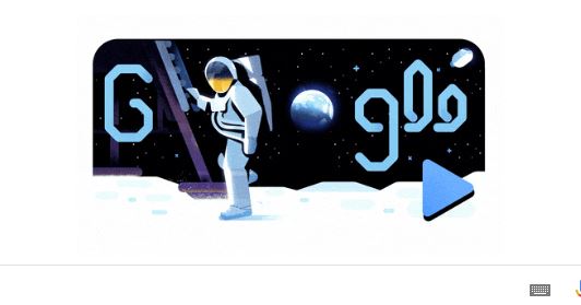 Στη διαστημική αποστολή Apollo 11 αφιερωμένο το doodle της Google