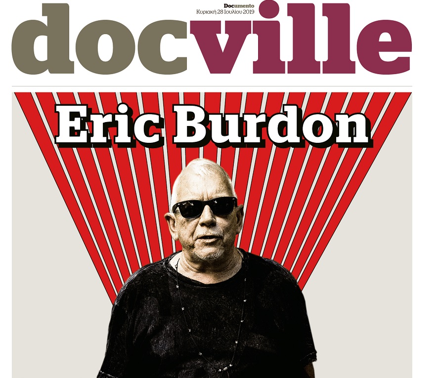 Ο Eric Burdon των Animals μιλάει αποκλειστικά στο Docville που κυκλοφορεί την Κυριακή με το Documento