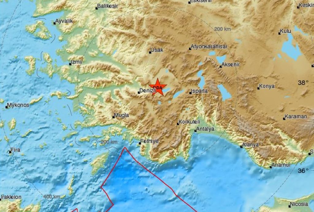 Σεισμός 5,8 Ρίχτερ στην Τουρκία