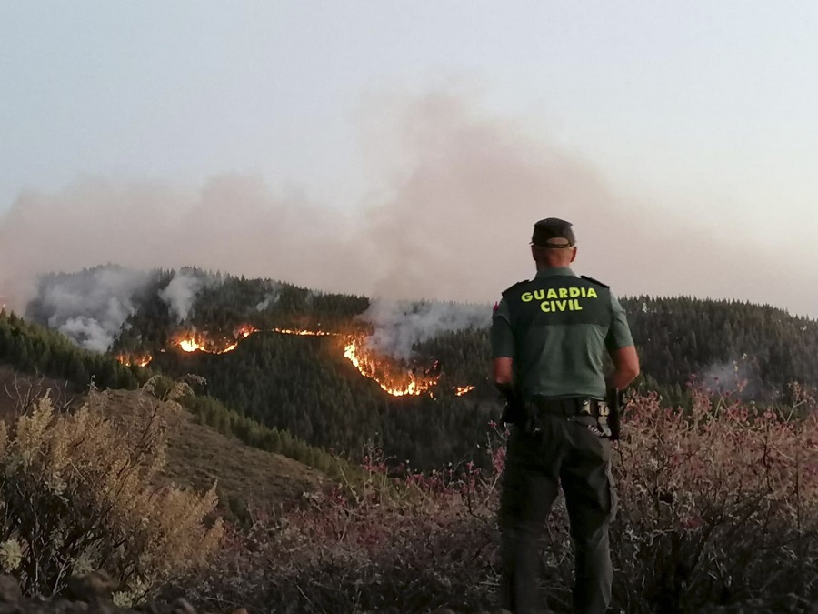 Ισπανία: Μάχη με τις φλόγες στο νησί Γκραν Κανάρια – Στάχτη 15.000 στρέμματα γης