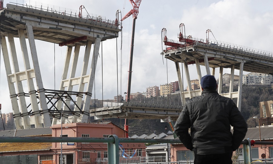 Ιταλία: Χωρίς συντήρηση για 25 χρόνια ήταν η φονική γέφυρα της Γένοβας
