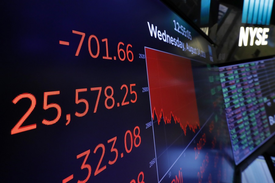 Μεγάλη πτώση στη Wall Street – Ανησυχία για ύφεση στην αμερικανική οικονομία
