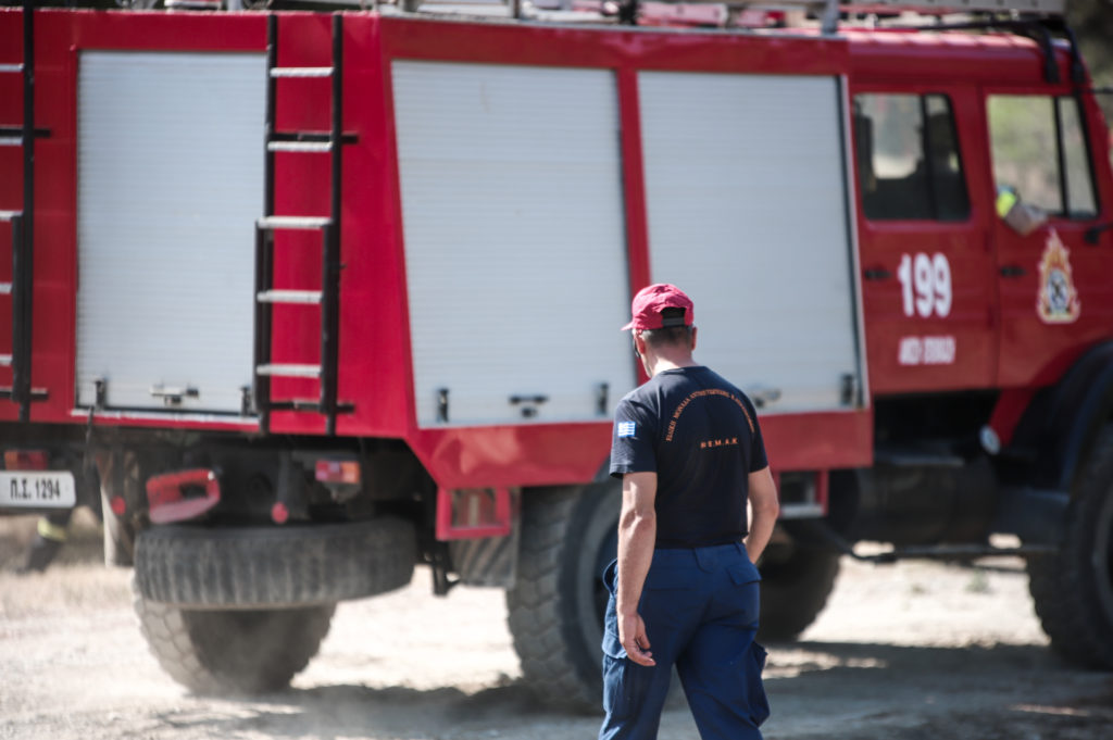 Υπό έλεγχο η πυρκαγιά στις Καρυές Σαμοθράκης