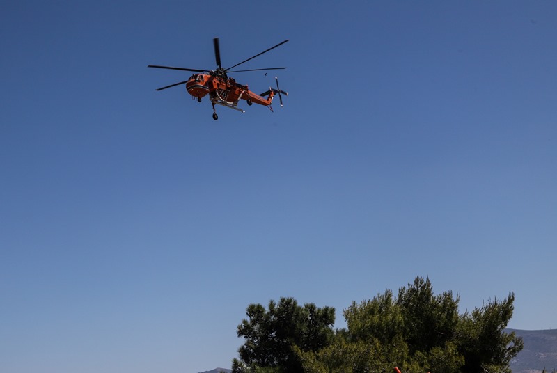 Πυρκαγιά στην Περιφερειακή Αιγάλεω – διακοπή κυκλοφορίας